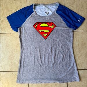 Under Armour Superman/Superwoman HeatGear Short Sleeve Workout Shirt